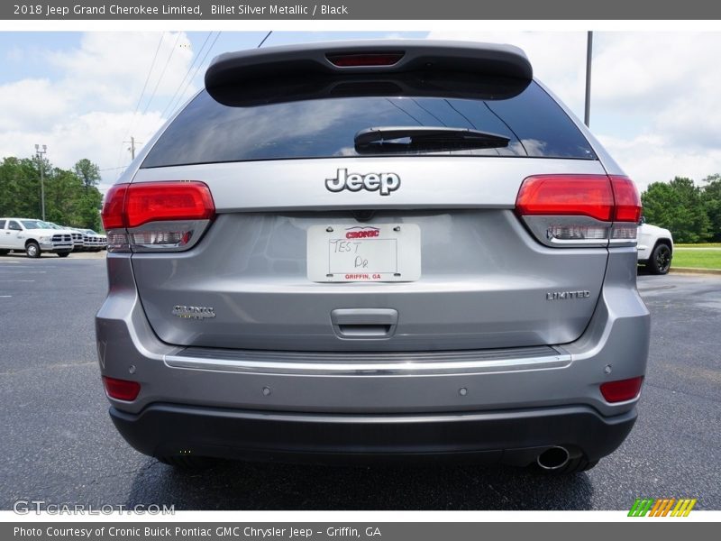 Billet Silver Metallic / Black 2018 Jeep Grand Cherokee Limited
