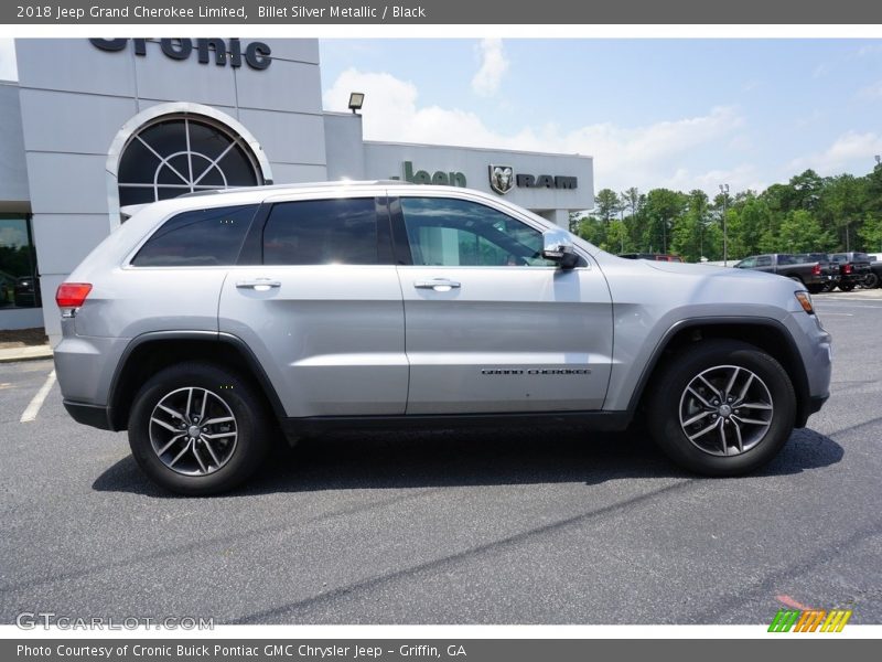 Billet Silver Metallic / Black 2018 Jeep Grand Cherokee Limited