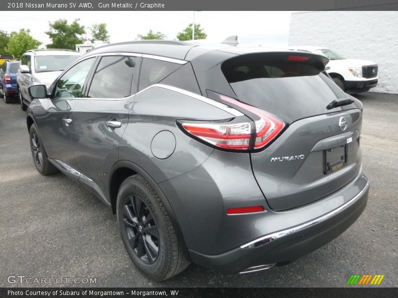 Gun Metallic / Graphite 2018 Nissan Murano SV AWD