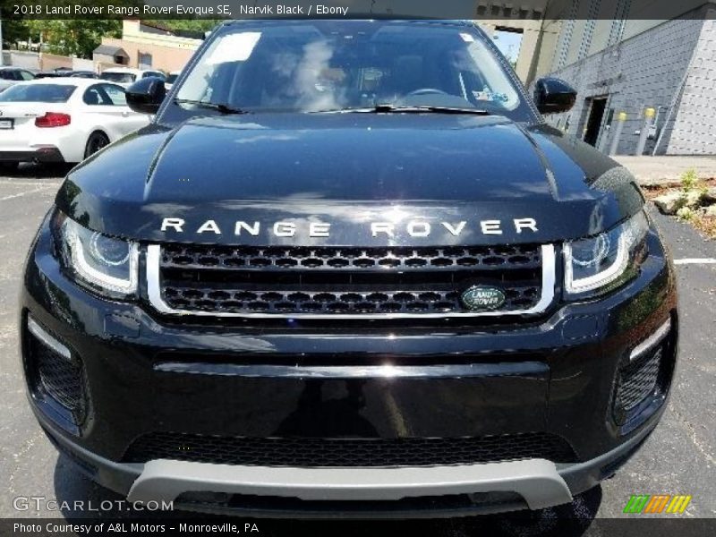 Narvik Black / Ebony 2018 Land Rover Range Rover Evoque SE