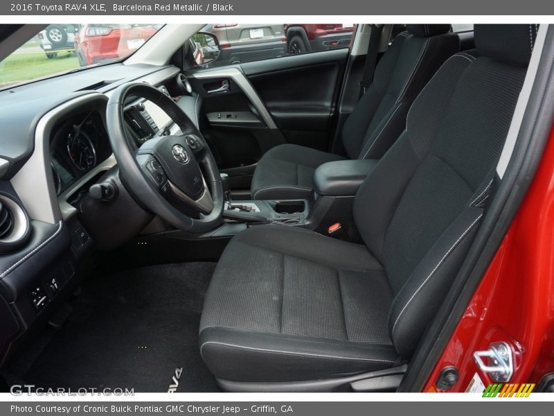 Barcelona Red Metallic / Black 2016 Toyota RAV4 XLE