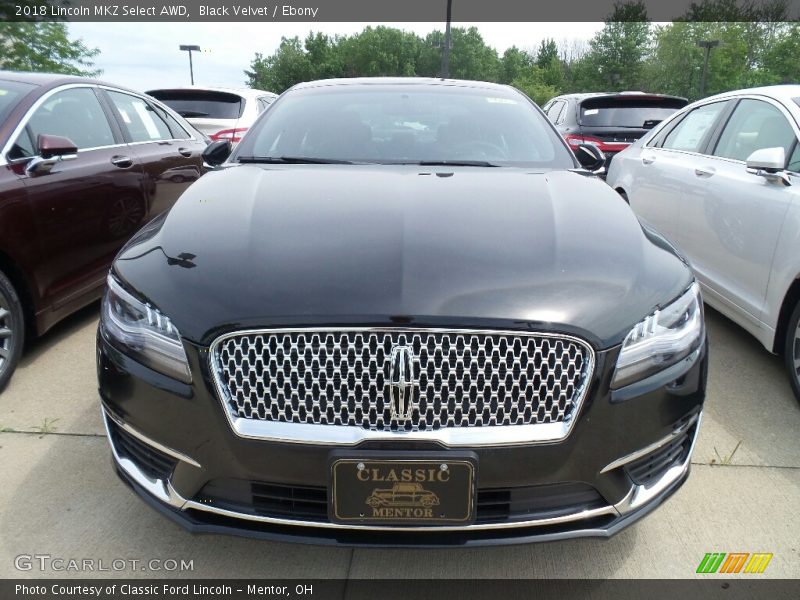 Black Velvet / Ebony 2018 Lincoln MKZ Select AWD