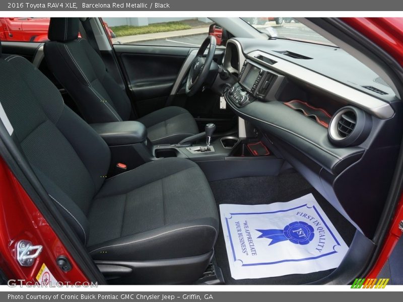 Barcelona Red Metallic / Black 2016 Toyota RAV4 XLE