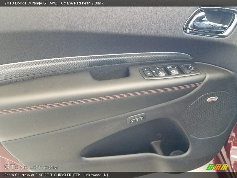 Octane Red Pearl / Black 2018 Dodge Durango GT AWD