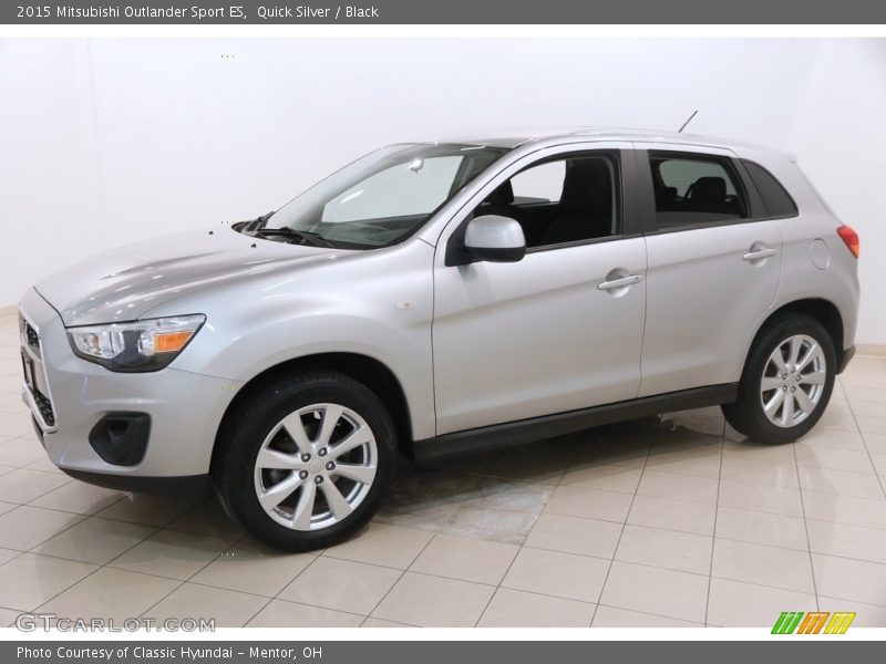 Quick Silver / Black 2015 Mitsubishi Outlander Sport ES