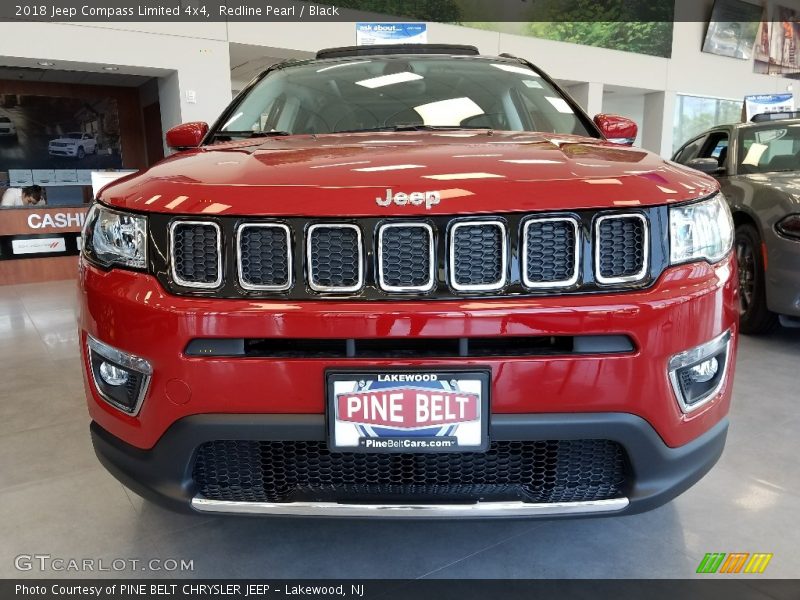 Redline Pearl / Black 2018 Jeep Compass Limited 4x4