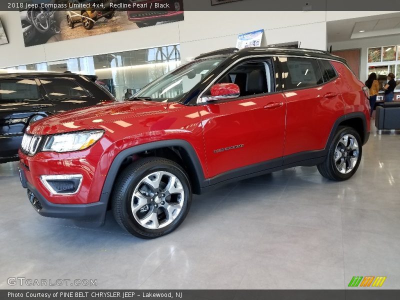 Redline Pearl / Black 2018 Jeep Compass Limited 4x4