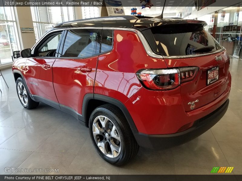 Redline Pearl / Black 2018 Jeep Compass Limited 4x4