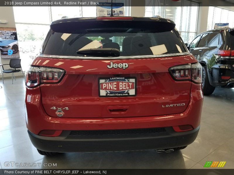 Redline Pearl / Black 2018 Jeep Compass Limited 4x4
