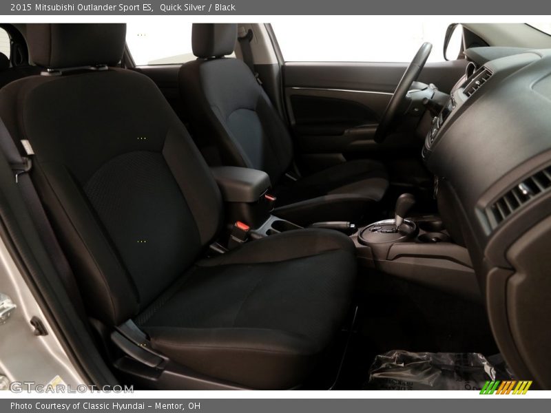 Quick Silver / Black 2015 Mitsubishi Outlander Sport ES