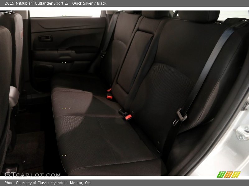 Quick Silver / Black 2015 Mitsubishi Outlander Sport ES