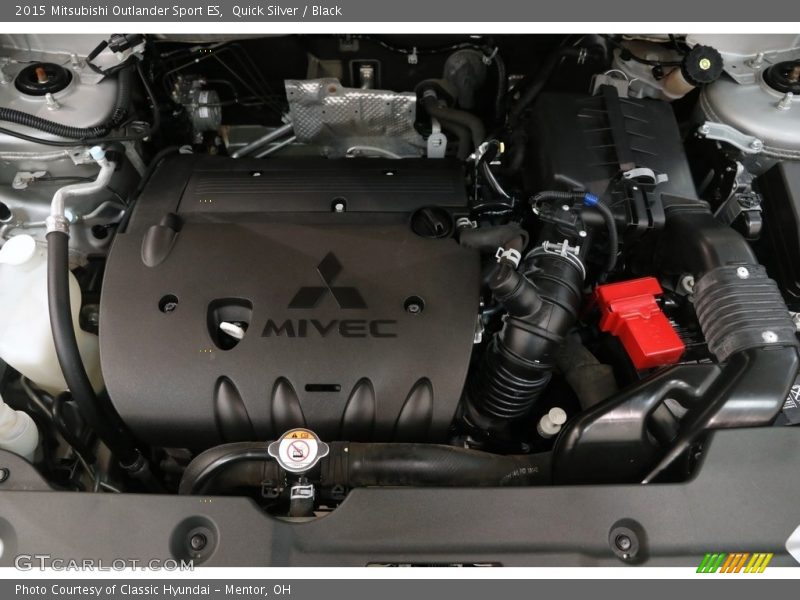 Quick Silver / Black 2015 Mitsubishi Outlander Sport ES