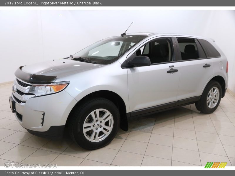 Ingot Silver Metallic / Charcoal Black 2012 Ford Edge SE