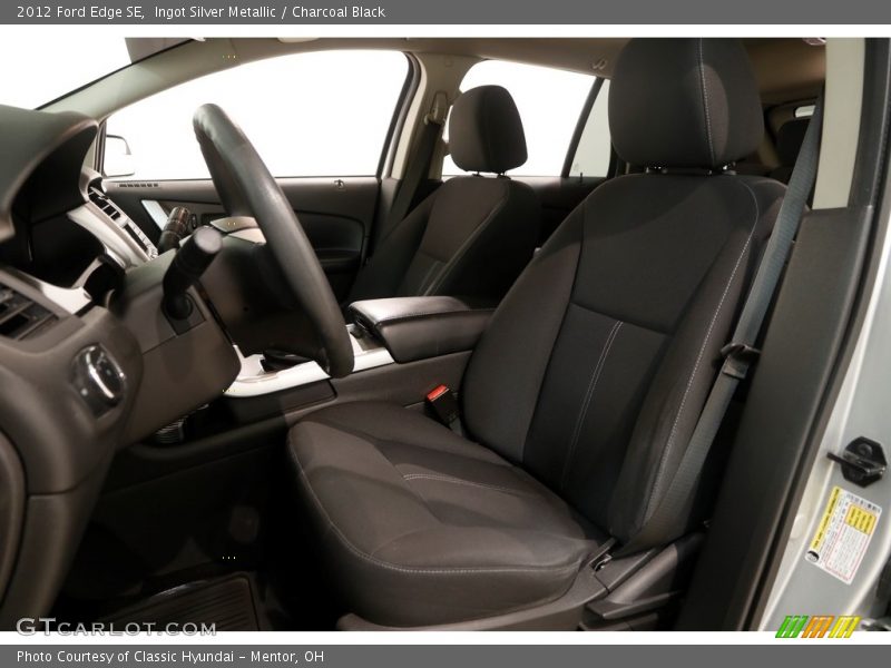 Ingot Silver Metallic / Charcoal Black 2012 Ford Edge SE