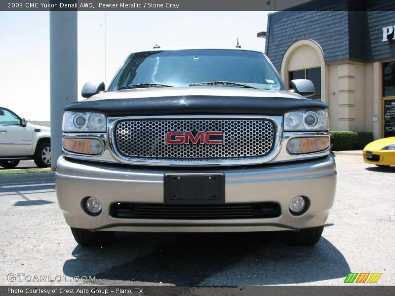 Pewter Metallic / Stone Gray 2003 GMC Yukon Denali AWD