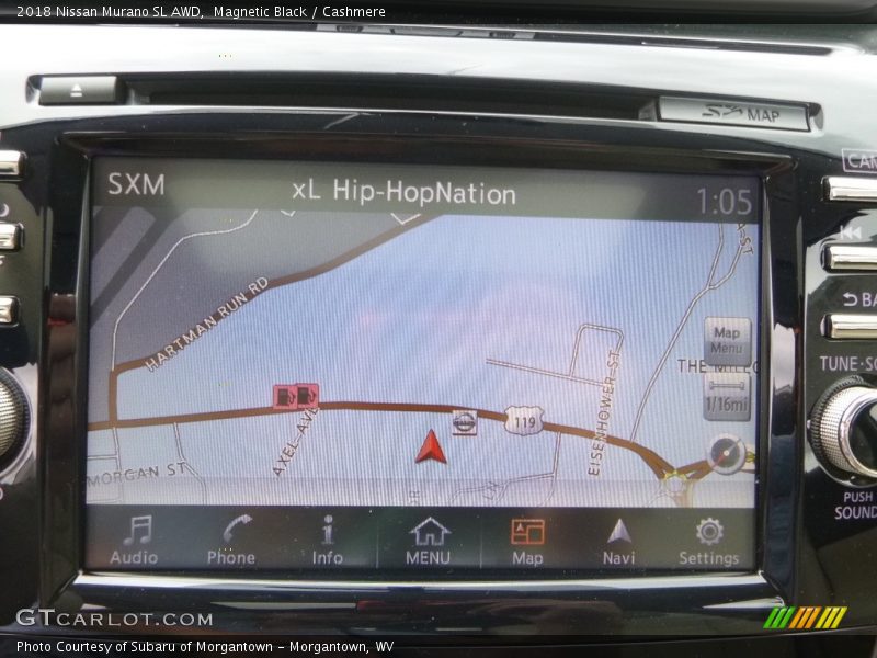 Navigation of 2018 Murano SL AWD
