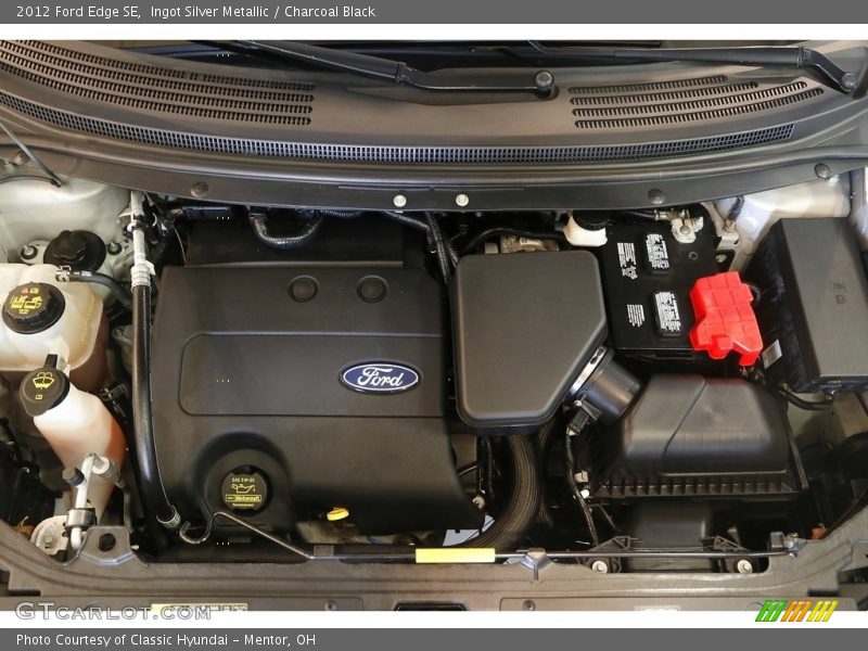Ingot Silver Metallic / Charcoal Black 2012 Ford Edge SE