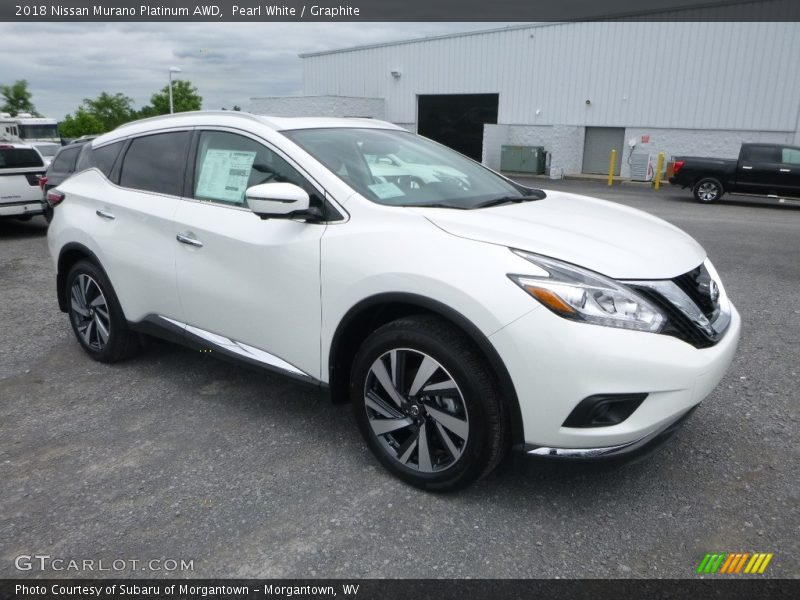 Pearl White / Graphite 2018 Nissan Murano Platinum AWD
