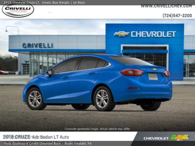 Kinetic Blue Metallic / Jet Black 2018 Chevrolet Cruze LT