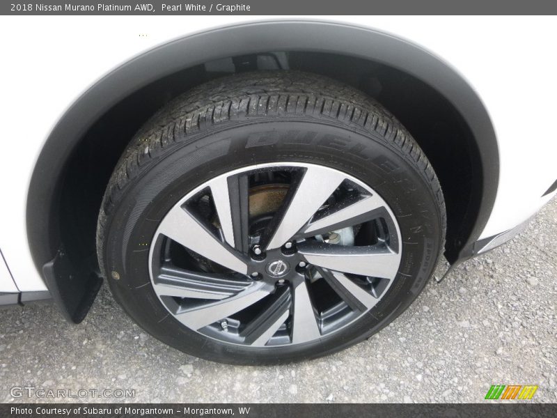 Pearl White / Graphite 2018 Nissan Murano Platinum AWD