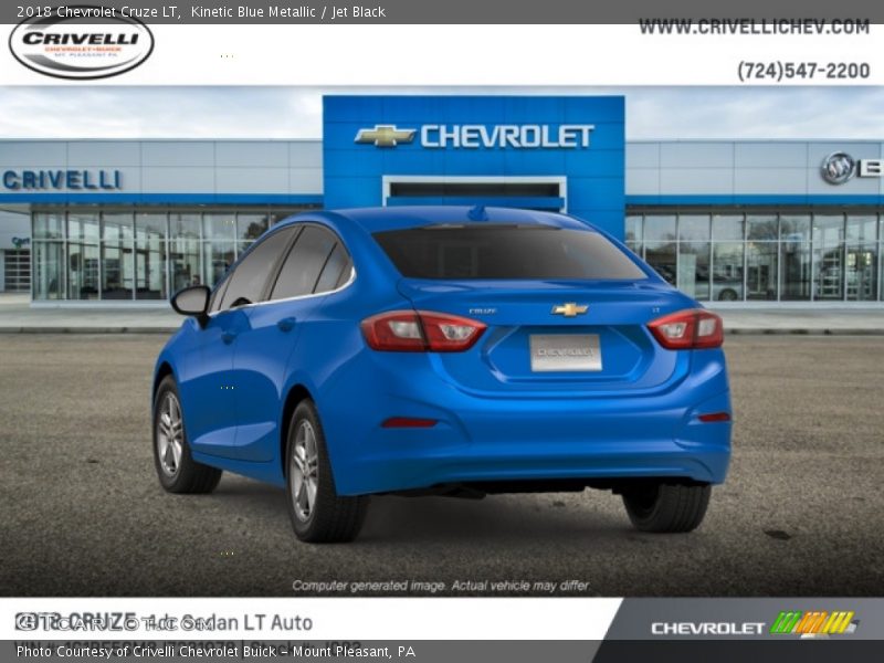 Kinetic Blue Metallic / Jet Black 2018 Chevrolet Cruze LT