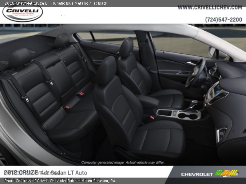 Kinetic Blue Metallic / Jet Black 2018 Chevrolet Cruze LT