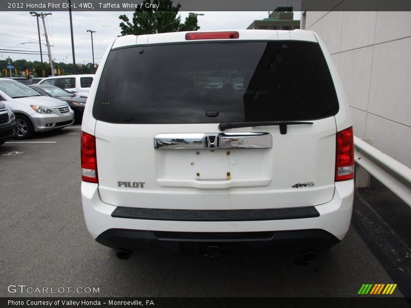 Taffeta White / Gray 2012 Honda Pilot EX-L 4WD