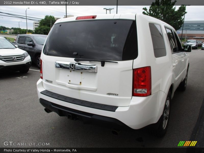 Taffeta White / Gray 2012 Honda Pilot EX-L 4WD