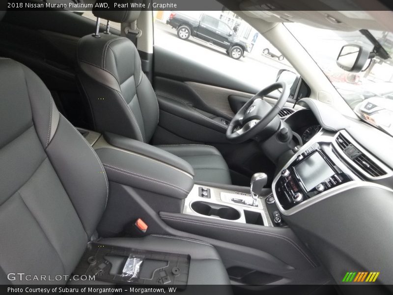 Pearl White / Graphite 2018 Nissan Murano Platinum AWD