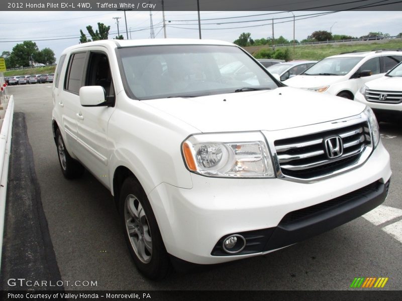 Taffeta White / Gray 2012 Honda Pilot EX-L 4WD