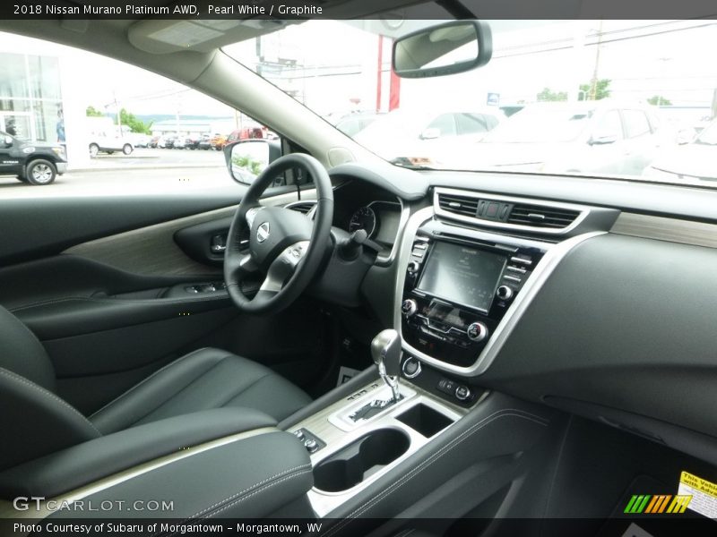 Pearl White / Graphite 2018 Nissan Murano Platinum AWD