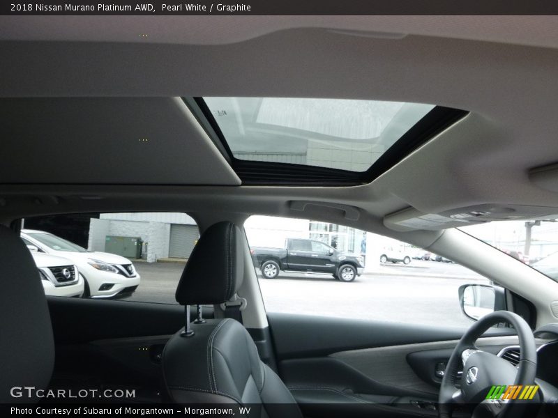 Pearl White / Graphite 2018 Nissan Murano Platinum AWD