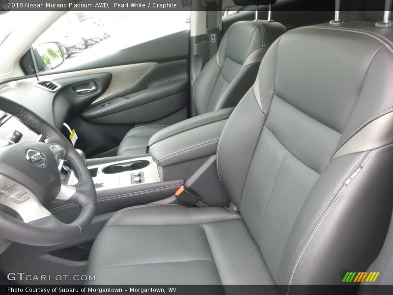 Pearl White / Graphite 2018 Nissan Murano Platinum AWD