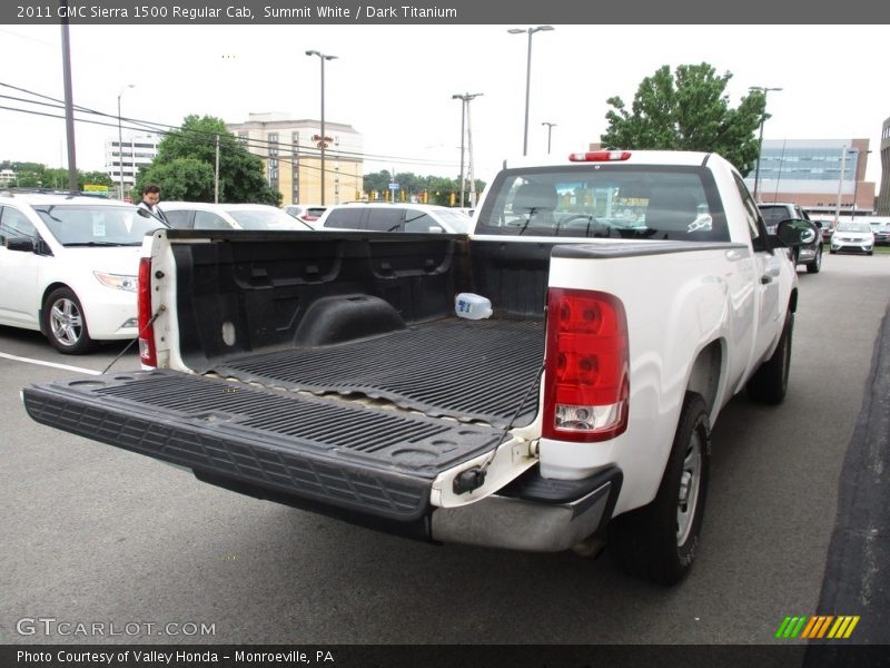 Summit White / Dark Titanium 2011 GMC Sierra 1500 Regular Cab