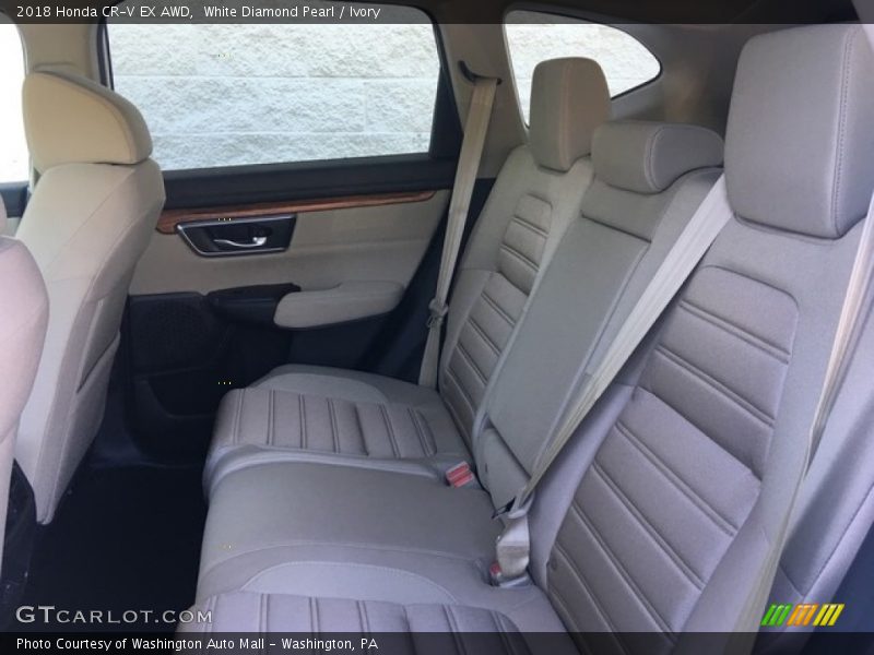 White Diamond Pearl / Ivory 2018 Honda CR-V EX AWD