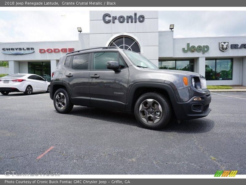 Granite Crystal Metallic / Black 2018 Jeep Renegade Latitude