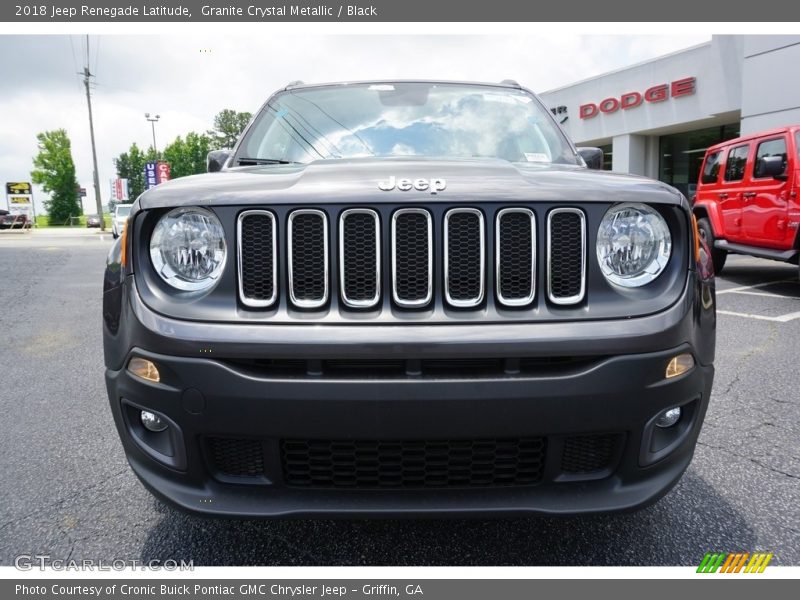 Granite Crystal Metallic / Black 2018 Jeep Renegade Latitude