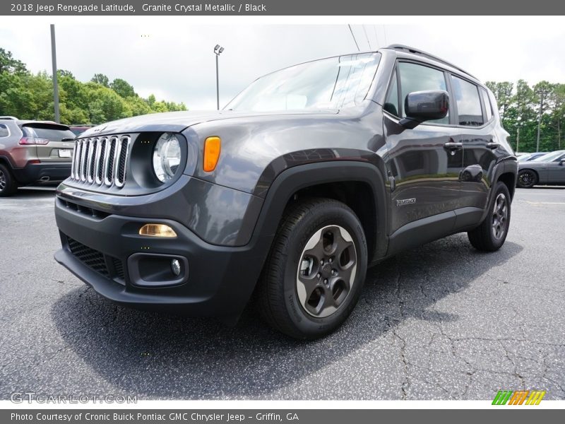 Granite Crystal Metallic / Black 2018 Jeep Renegade Latitude