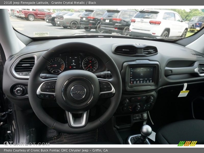 Granite Crystal Metallic / Black 2018 Jeep Renegade Latitude