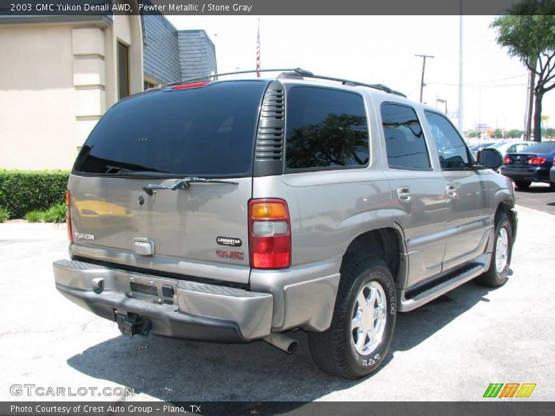 Pewter Metallic / Stone Gray 2003 GMC Yukon Denali AWD