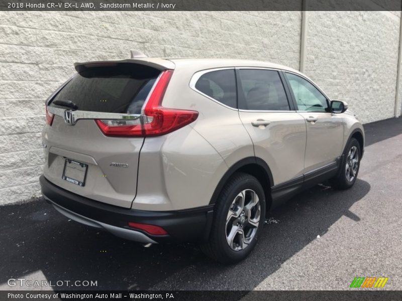 Sandstorm Metallic / Ivory 2018 Honda CR-V EX-L AWD