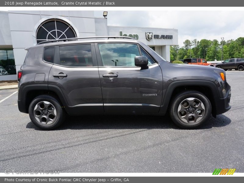 Granite Crystal Metallic / Black 2018 Jeep Renegade Latitude