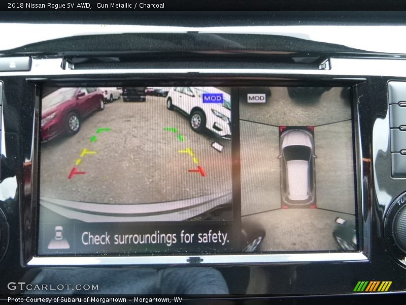Gun Metallic / Charcoal 2018 Nissan Rogue SV AWD