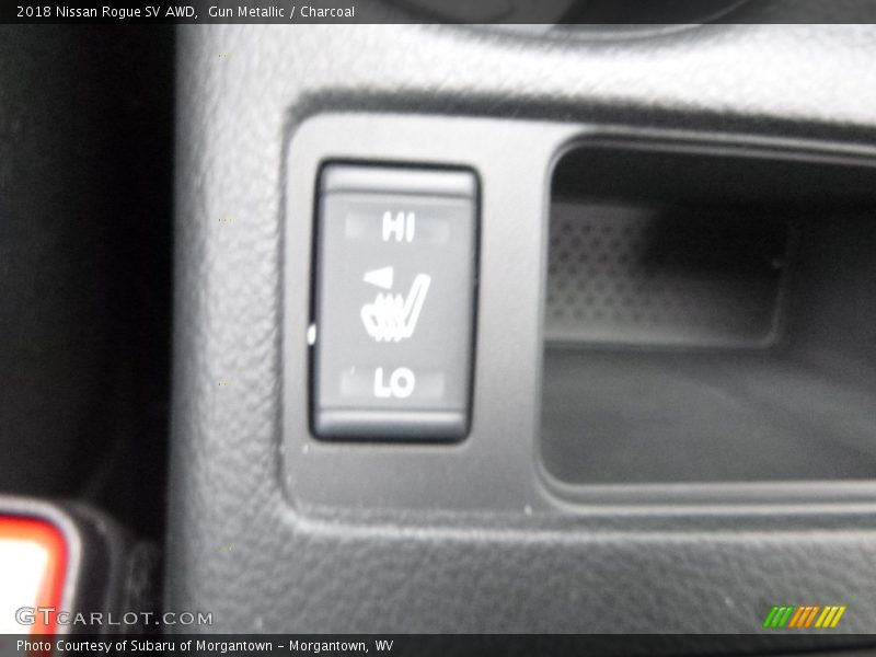 Gun Metallic / Charcoal 2018 Nissan Rogue SV AWD