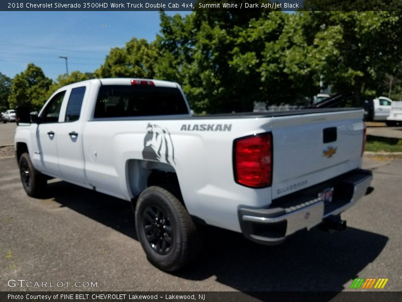 Summit White / Dark Ash/Jet Black 2018 Chevrolet Silverado 3500HD Work Truck Double Cab 4x4