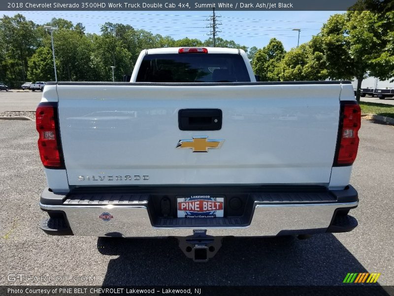 Summit White / Dark Ash/Jet Black 2018 Chevrolet Silverado 3500HD Work Truck Double Cab 4x4