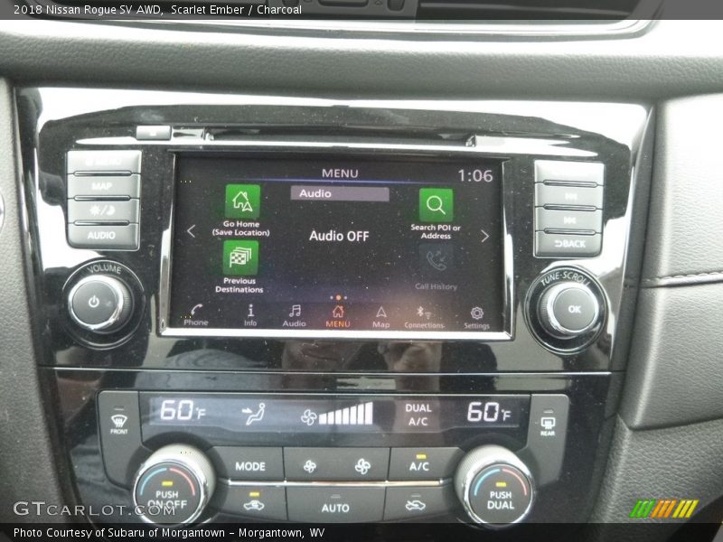 Scarlet Ember / Charcoal 2018 Nissan Rogue SV AWD