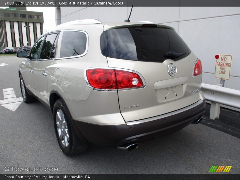 Gold Mist Metallic / Cashmere/Cocoa 2008 Buick Enclave CXL AWD