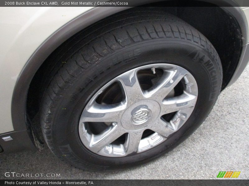 Gold Mist Metallic / Cashmere/Cocoa 2008 Buick Enclave CXL AWD