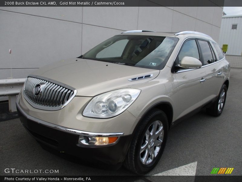 Gold Mist Metallic / Cashmere/Cocoa 2008 Buick Enclave CXL AWD